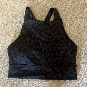 lululemon high neck long line energy bra